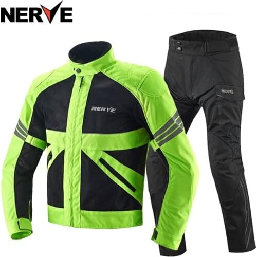 Free shipping 1set Summer Mens Mesh Breathable Motocross Clothing Off-road Moto Pants Motorcycle Jacket and Pants With 9PCS pad