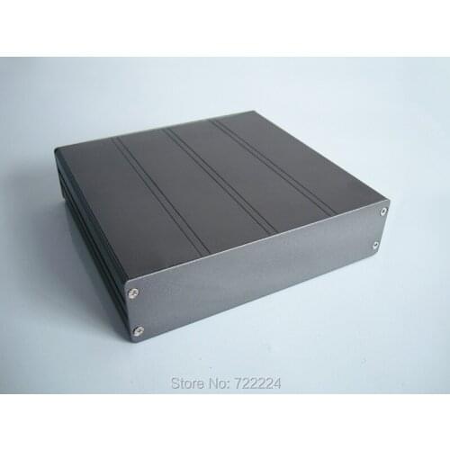 One pcs 157*40*145mm aluminium housing for electronic electronic project enclosure with heatsink housing DIY aluminum PCB shell