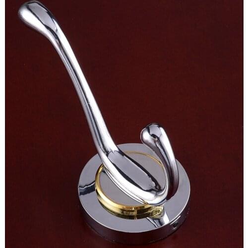 Wholesale 2PCS Zinc Alloy Single Wall Door Hook Clothes Hook Hanger Kitchen Accessories