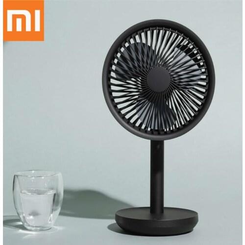 Original Xiaomi SOLOVE Desktop Fan 60 Degree Shaking Head Height Wind Speed 4000mAh Chargeable Light Portable Fan Home