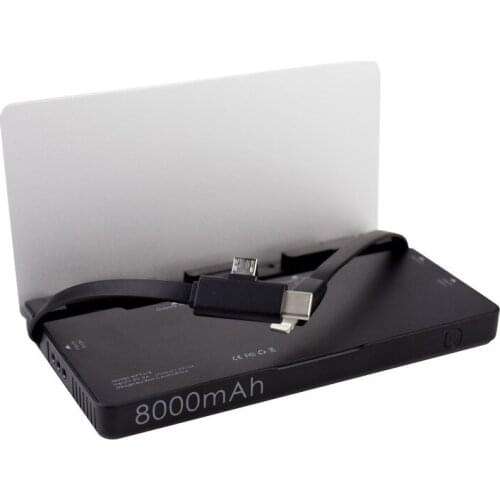 Power Bank 8000mAh For Xiaomi Mi Type C USB PowerBank Portable Charger External Battery For Samsung S8 iPhone 11 Pro 8 Poverbank