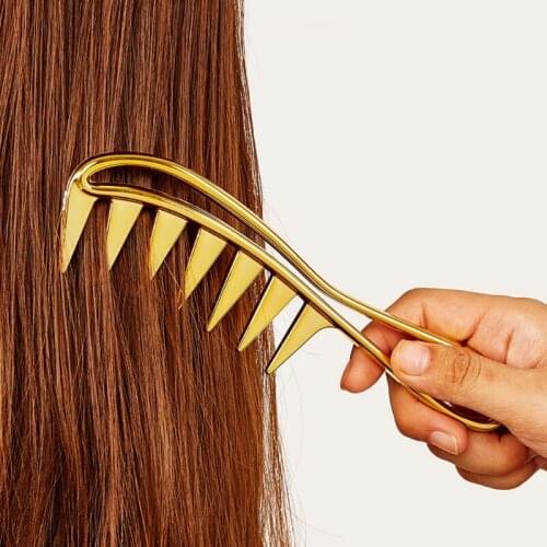 Wide Tooth Plastic Comb Detangler Curly Hair Salon Hairdressing Comb Massage For Hair Styling Tool Barber Accessories