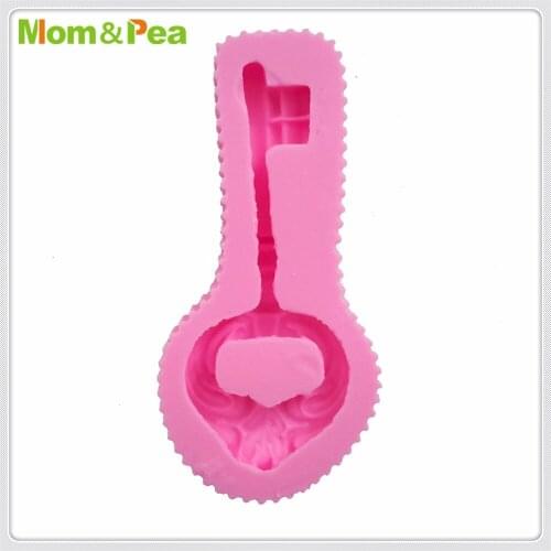 Mom&Pea MPA1956 Key Silicone Mold Cake Decoration Fondant Cake 3D Mold Food Grade