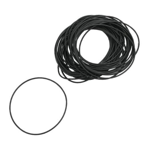 100 Pcs 62mm x 65mm x 1.5mm Nitrile Rubber Sealing O Ring Gasket Washer