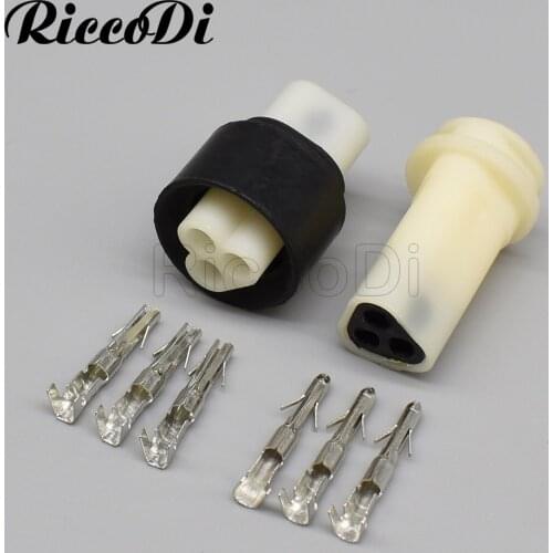1/5/10/20Sets 3 Way Male Female Automotic Electric Housing Connector Plug Socket With Terminals DJ3031-2.3-11/21