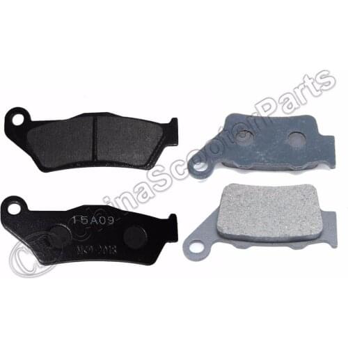 2 Pairs Motorcycle Front and Rear Brake Pads for KTM LC4 Enduro 400 1996-2002 EXC 440 SX440 1994 1995 450
