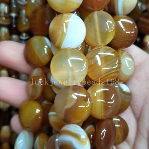 Free shipping Women Fashion Jewelry 18mm Onyx Carnelian Round Women Men Spacers Art Loose Beads 15.5" FG7878