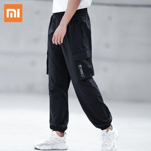 Xiaomi ZENPH Quick Dry Mens Side Pockets Cargo Harem Pants Casual Male Joggers Trousers Men Fashion Casual Streetwear Pants