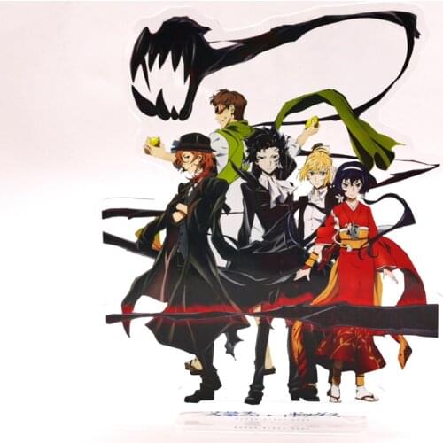 Bungo Stray Dogs Chuuya Ryuunosuke Kyouka Ichiyou Motojirou GM Acrylic stand figure model plate holder cake topper