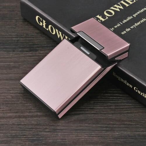 New Type Cigarette Case For Women Metal Tobacco Storage Box Holder For Holding Up To 20 Cigar Protective Cover