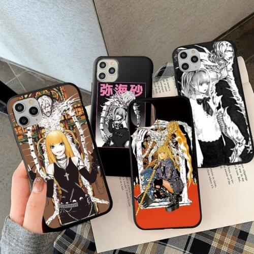 Rem and Misa Death Note Anime Case For iPhone X XS XR Xs Max 12Mini 6 6S 5 5S SE 7 8Plus 11 12 Pro Max Soft Silicone Phone Cover