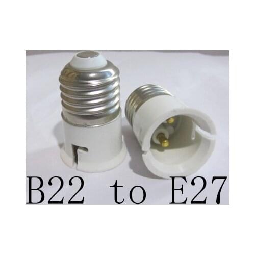 E27 to B22 Led Lamp Bulb Base Conversion Holder Converter Socket Adapter Converter Light Adapter Lamp Holder Lighting Parts 1pc