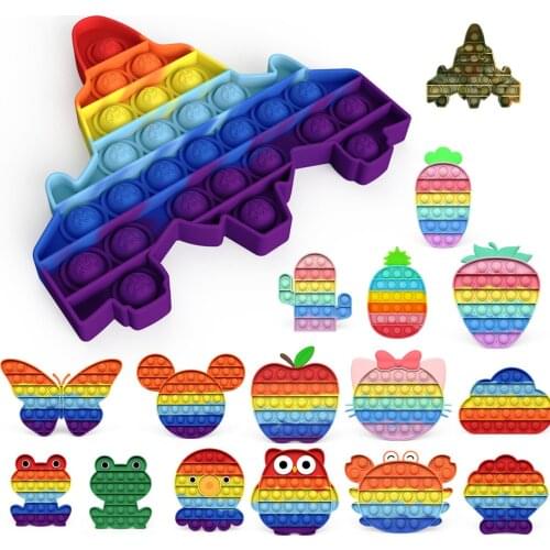 Fidget Toys Autism funny Antistres Special Needs Stress Figet Toys Reliever Anxiety Toys Extrusion Anti Stress Sensory Toy