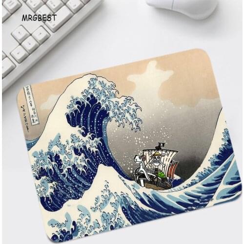Famous Wave Mouse Pads 220x180/200x250/250x290mm Gaming Mouse Pad No Locking Edge Natural Non-slip Rubber Gaming Accessories