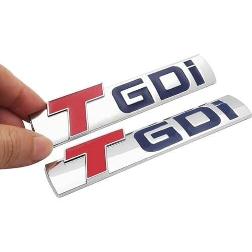 1pcs 3D Metal TGDI T GDI Logo Emblem Badge Car sticker Auto Accessories for Geely EMGRAND EC7 Maple ENGLON GLEAGL