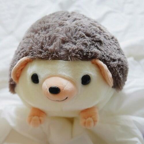 Cute lying hedgehog doll plush toys send men and women birthday present pillow children doll comfortable soft