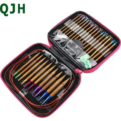 Round knitting needle set 13 size interchangeable crochet needles for crochet DIY sweater knitting needle set 2.75mm-10mm