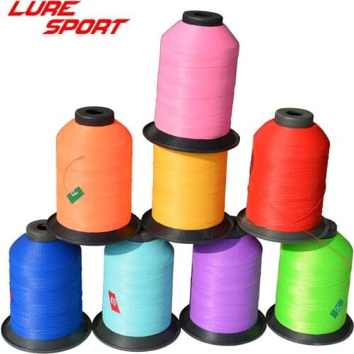 LureSport 2pcs Nylon Thread 1500m 210D binding guide Rod building component Rod Guide Tying wrap thread Repair DIY Accessories