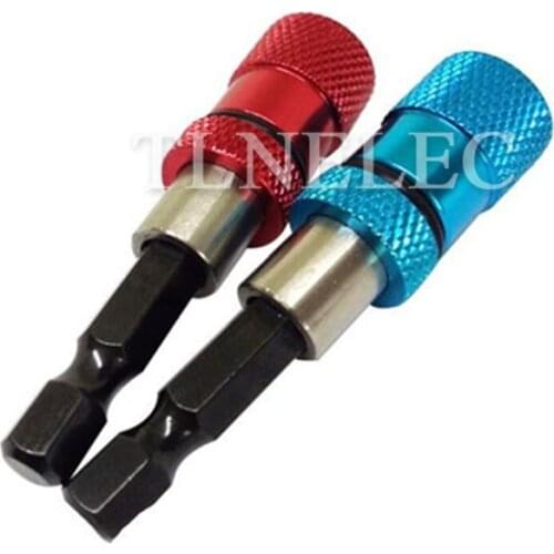 Blue and Red Stainless Steel Batch Head Rapid Connecting Rod Magnetic Locating Rod Detachable Connecting Rod