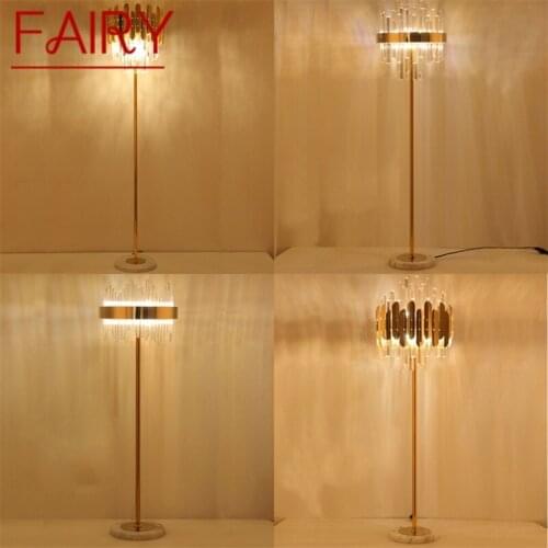 FAIRY Floor Lamps Light Contemporary LED Luxury Crystal Decorative For Home Living Room Bedroom