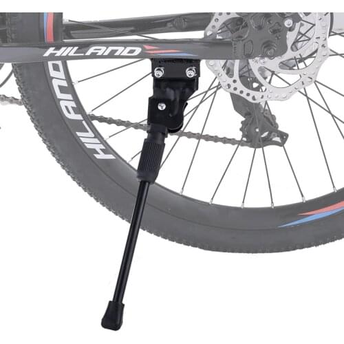 HILAND Steel Bike Kickstand for 26 27.5 29 Inches MTB mountain Bicycle Cycling Side Stand Bicycle Supporter Bike Accessories