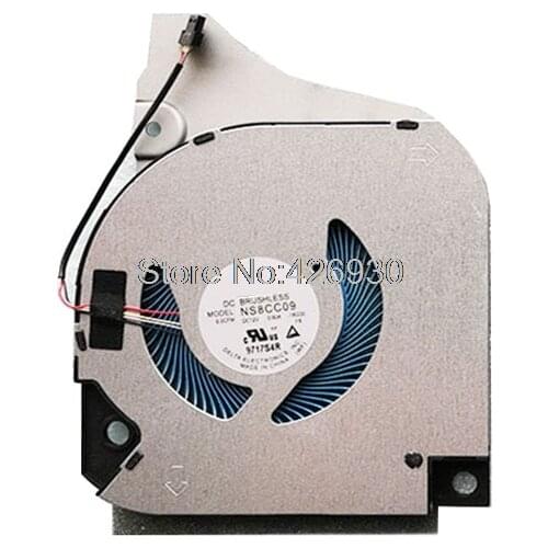Laptop GPU Cooling Fan For DELL G7 17 7790 P40E NS8CC09-18G30 0F7N58 F7N58 DC12V 0.5A new