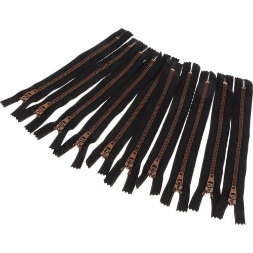 10 Pieces Resin Coil Zipper Closed End Zipper For Sewing Supplies