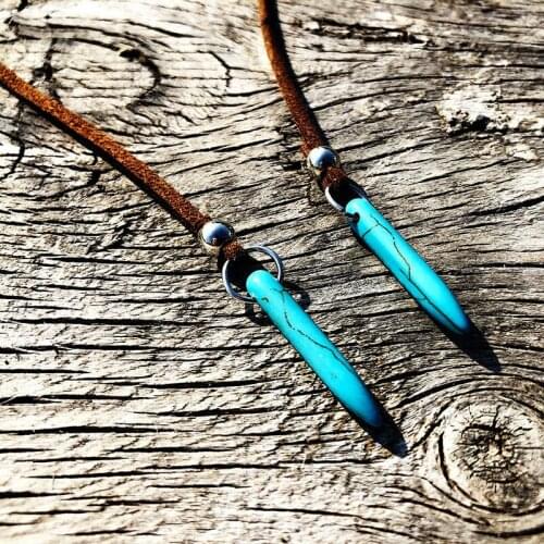 Retro Bohemian Long Necklace Faux Suede Cord Long strip Shaped Sweater Chain Adjustment Size for Womens Nice Gift