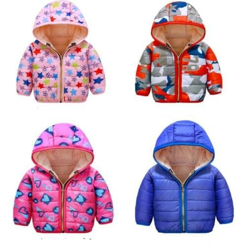 2019 Winter Children Jacket&Coat for Boys New Arrivals Fashion Hooded Outwear Kids Coat Padded-Cotton Boy Clothes Outwears