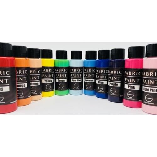 21colors Canvas Textile Pigment Sneakers Shoe Clothes Bag Suede Chammy Dyeing Coloring Change 40ml/bottle airbrush painting