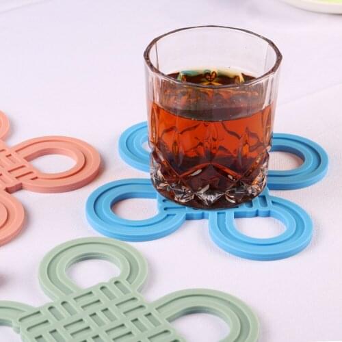 5 PCS Silicone Trivet Mat 446℉ Heat Resistant Hot Pot Holders Non-Slip Silicone Kitchen Mats Multi-Purpose Drying Mat Hot Pad