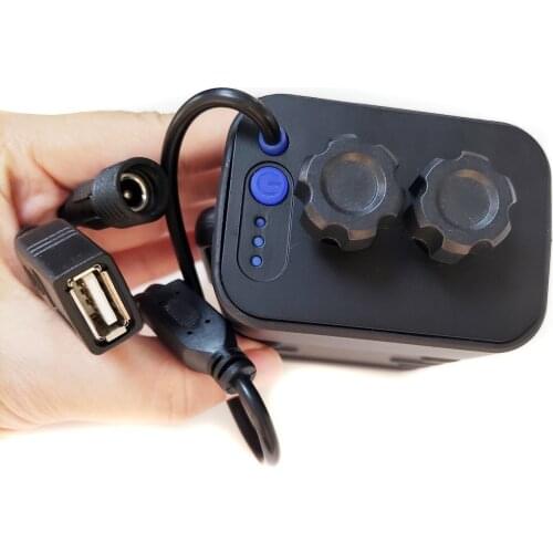 6*18650 Power Bank Case Mobile Phone Charger DIY Shell 18650 battery Holder Charging Box for bicycle taillight power supply