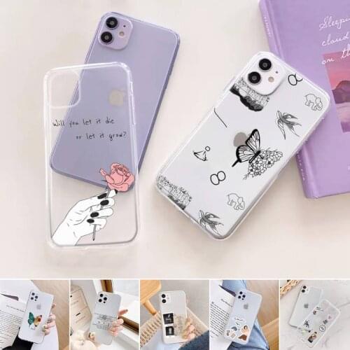 Shawn Mendes Phone Case Transparent for iPhone 11 12 6 7 8 Pro X XS Max XR Plus Silicone Soft TPU Clear mobile bags coque shell