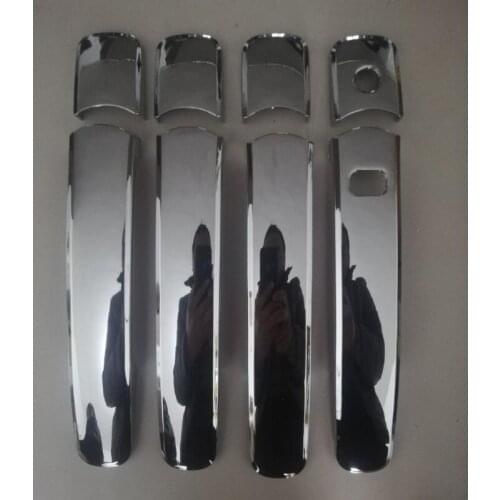 For Nissan x-trail x trail rogue t31 2008-2013 Chrome Exterior Door Handle Cover Trim Sticker Car Styling Accessories