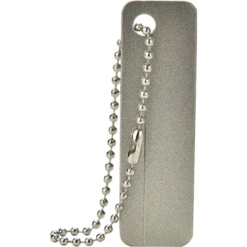 Pocket Diamond Stone Sharpener Keychain for Knife Fish Hook Finger Nail File Portable EDC Outdoor Camping Sharpeners Tool