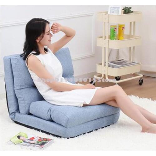 Lazy Sofa Tatami Single Double Small Apartment Furniture Bed Floor Bay Window Balcony Bedroom Living Room Lounge Chair