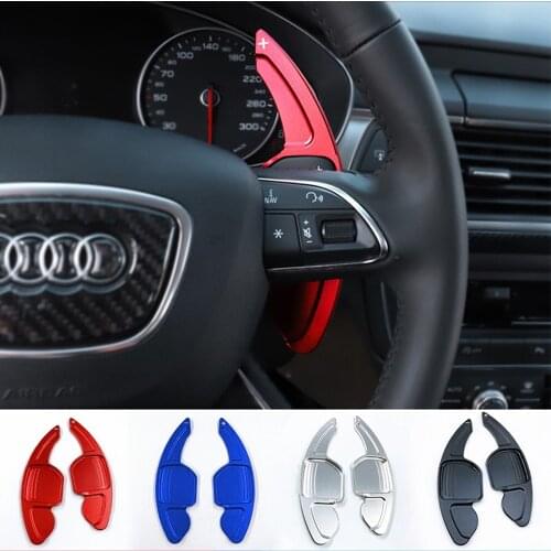Shift Paddles For Audi A1 A3 S3 8V A4 B8 A5 S5 A6 S6 C7 A7 A8 S4 Q3 Q5 Q7 SQ5 Avant Sline Car Steering Wheel DSG Shifter Extend