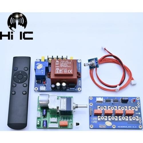 ALPS27 10K 50K 100K Motor Potentiometer Remote Control Volume Potentiometer Board For Refit Preamplifier Amplifier 10K 50K 100K