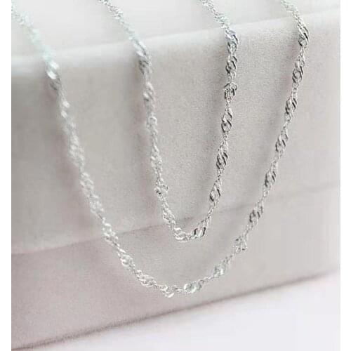 Stainless Steel Hip Hop Twist Chain Male Necklace Women Gift Gothic Style Accessory Best Friend Fashion Jewelry Choker