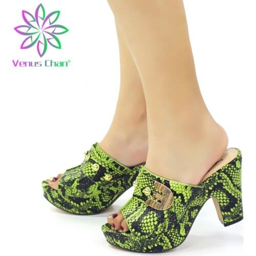 New Arrival African Special Materials High Heels 10 CM Women Shoe Ladies Footwear Comfortable Fashion Sexy Wedding Shoes