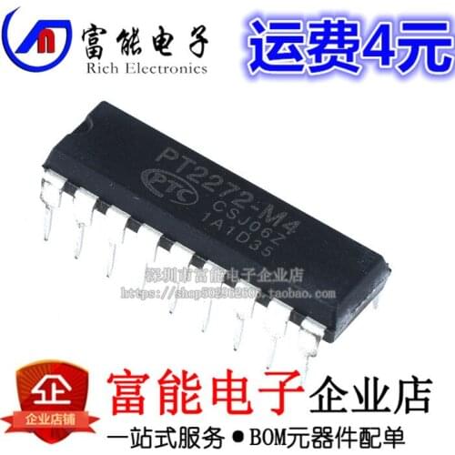 New PT2272-M4 receiver decoder / non-latching function DIP18