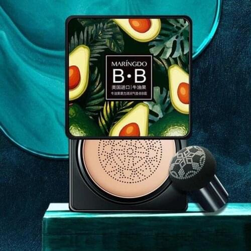 Mushroom Head Cushion Foundation Avocado BB Cream Concealer Whitening Base Makeup Cosmetics Waterproof Brightening