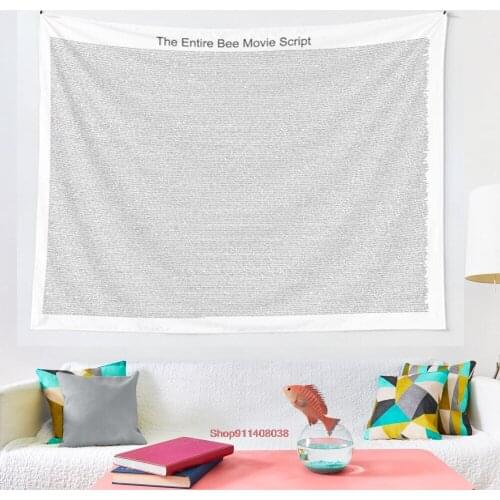 The Entire Bee Movie Script tapestry witchcraft tapestry Bohemian decoration home decoration Hippie