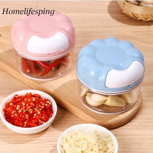 Manual Garlic Press Multi-function Garlic Grinding Chopper Food Vegetables Cutter Meat Grinders Kitchen Gadgets Garlic Artifact