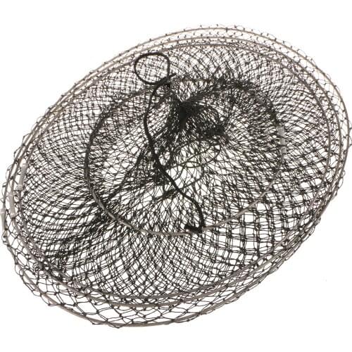 Foldable Fishing Gear Crabs Crawdad Shrimp Crayfish Trap Keep Net Cages