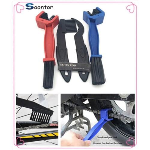Motorcycle bike Chain Gear Dirt Remover Scrubber Cleaner Brush Tools For SUZUKI GSXR600 GSXR750 B-KING GSXR1000 GSXR600