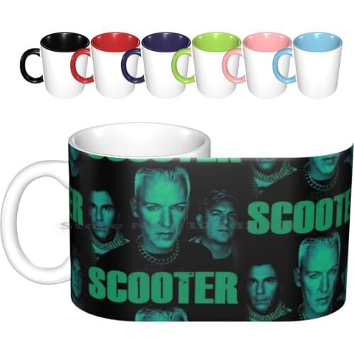 Scooter Techno Band Pro Classic Tshirt Design Ceramic Mugs Coffee Cups Milk Tea Mug Scooter Scooter Band Scooter Techno Band