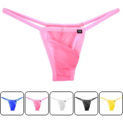 String Fashion Breathable Sexy Man Thongs Bikini 2019 Sexy Men Underwear Jockstrap Gay High Quality Mens Thongs And G Strings