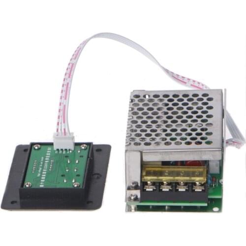 LED Display AC 220V 4000W SCR Voltage Regulator Control Light Dimmer Thermostat