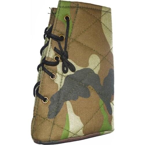 Tactical Hunting Rifle Recoil Pouch Adjustable Shockproof Buffer Pad Butt Bag High Quality 600D Oxford Cloth Hunting Holster